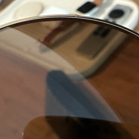 Like New! Custom Gold Round Metal Ray-Bans - Polarized! main image 6